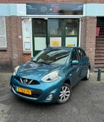 Nissan Micra 1.2 59KW 5DR 2014 Cruise cntrl/Airco/Boekjes, Voorwielaandrijving, Stof, Blauw, 1198 cc