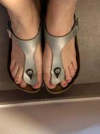 GRATIS VERZENDEN ZILVEREN GIZEH BIRKENSTOCKS MT 38