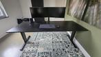 Mooi zwart bureau 200 x 80cm, Huis en Inrichting, Bureaus, Ophalen, Gebruikt, Bureau