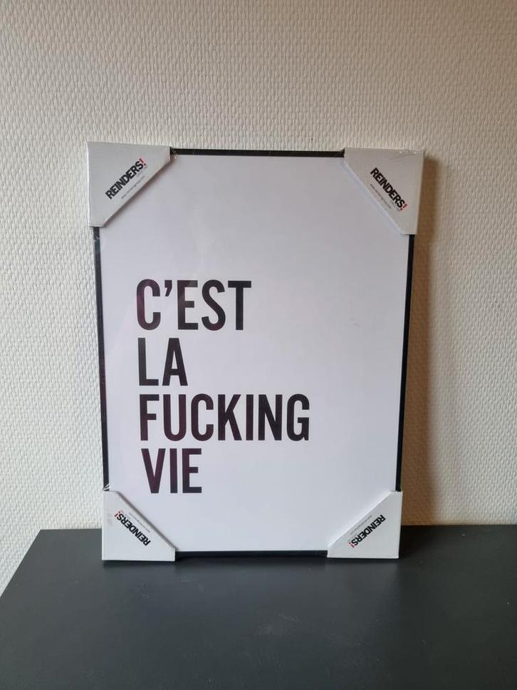 Reinders schilderij in lijst, Huis en Inrichting, Woonaccessoires | Lijsten, Nieuw, Minder dan 50 cm, Minder dan 50 cm, Hout, Ophalen of Verzenden