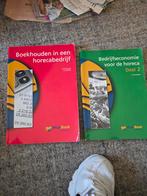 Boekhouden & Bedrijfseconomie Horeca - Deel 1 & 2, Ophalen of Verzenden