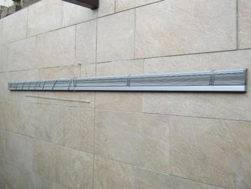 horizontale jaloezie, aluminiumkleur, H 163 cm, B 235 cm beschikbaar voor biedingen
