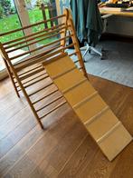 Montessori houten klimrek met glijbaan, Ophalen, Gebruikt, Glijbaan