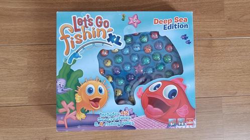 Als nieuw! Goliath Let's Go Fishing XL spel, Hobby en Vrije tijd, Gezelschapsspellen | Bordspellen, Zo goed als nieuw, Drie of vier spelers
