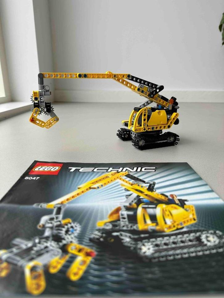 LEGO Technic 8047 compacte graafmachine, Kinderen en Baby's, Speelgoed | Duplo en Lego, Zo goed als nieuw, Lego, Complete set