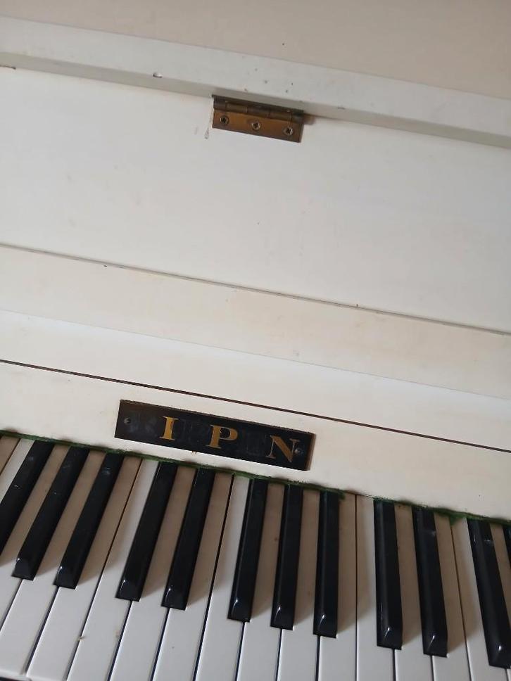 piano, Muziek en Instrumenten, Piano's, Gebruikt, Piano, Wit, Ophalen