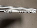 Gordijnrails 2x stuks (194 en 149 cm), Ophalen, Gebruikt, Wit, 150 tot 200 cm