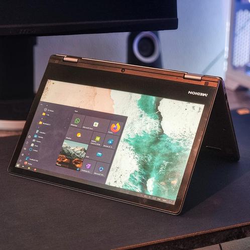 Medion laptop met 360° touchscreen, Computers en Software, Windows Laptops, Gebruikt, 12 inch, HDD, Met touchscreen, Ophalen of Verzenden