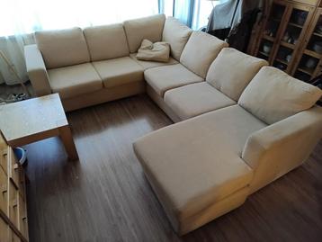 TK: hoekbank met chaise lounge 