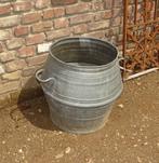 oude zinken ton tonnen plantenbak bierton altton, Antiek en Kunst, Ophalen