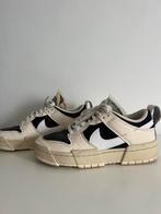 Nike dunk low disrupt - pale ivory black, Nike, Beige, Ophalen of Verzenden, Zo goed als nieuw