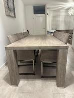 Tafel set met stoelen, Ophalen, Gebruikt, 200 cm of meer, Overige houtsoorten