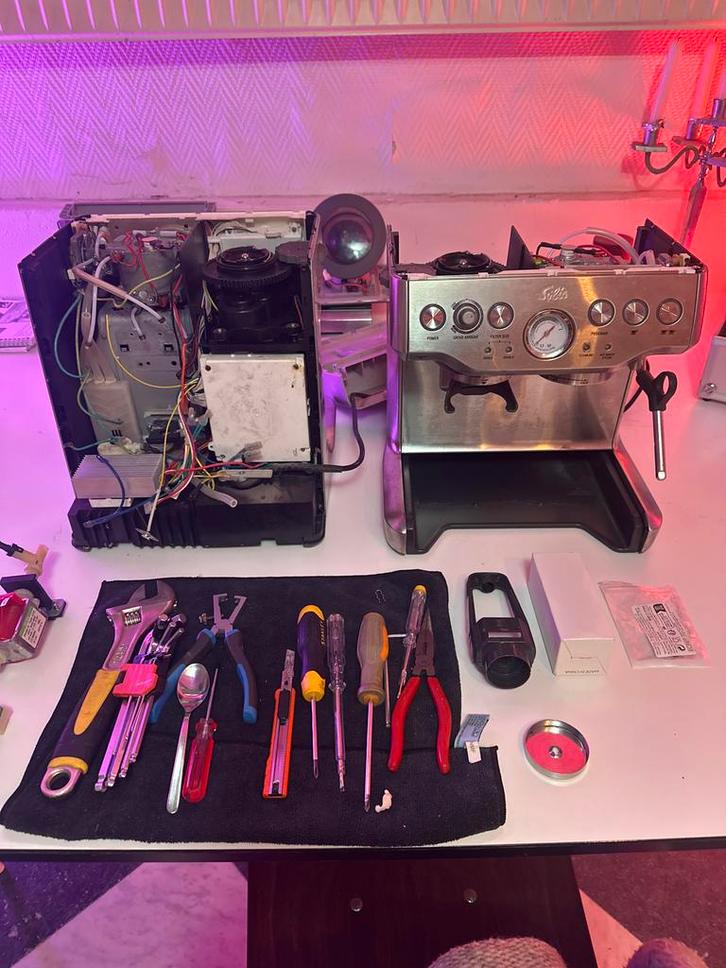 Sage/Solis Reparatie & Onderhoud - Flying Dutchman, Witgoed en Apparatuur, Koffiezetapparaten, Gebruikt, Koffiebonen, Espresso apparaat