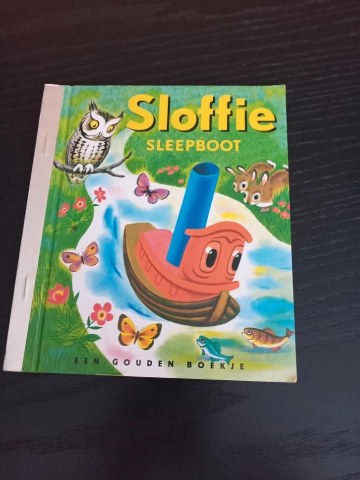 Kinderboek Gertrude Crampton - Sloffie Sleepboot kerst kado, Boeken, Kinderboeken | Jeugd | onder 10 jaar, Zo goed als nieuw, Fictie algemeen
