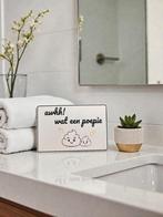 WC Bord – “Awhh! Wat een poepie” Toilet wc decoratie, Huis en Inrichting, Woonaccessoires | Tekstborden en Spreuken, Ophalen of Verzenden