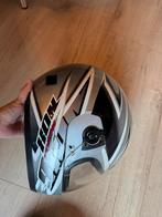 Scooter helm demm helmet zilver en zwart, Ophalen of Verzenden, Zo goed als nieuw