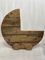 Steigerhouten geboorte kinderwagen 👶📸, Ophalen, Zo goed als nieuw, Geboortebord
