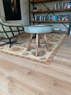 Stoere bijzettafel, Huis en Inrichting, Tafels | Bijzettafels, Ophalen, Zo goed als nieuw, 45 tot 60 cm