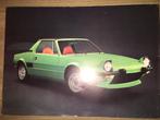 8x Fiat brochures folders X1/9 Ritmo Croma Accessoires prijs, Ophalen of Verzenden, Zo goed als nieuw, Overige merken