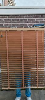 Bruine luxaflex hout, Huis en Inrichting, Ophalen, Bruin, 100 tot 150 cm, 50 tot 100 cm