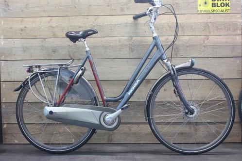 Koga Silverace damesfiets 8 versn grijs/rood met garantie, Fietsen en Brommers, Fietsen | Dames | Damesfietsen, Gebruikt