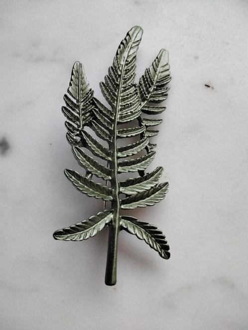Botanische planten broche varen vintage stijl, Sieraden, Tassen en Uiterlijk, Broches, Nieuw, Overige materialen, Verzenden