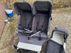 Duo kinderwagen met reiswieg - Bieden!, Gebruikt, Duowagen, Ophalen, Kinderwagen
