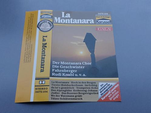 LA MONTANARA (CASSETTEBANDJE), Cd's en Dvd's, Cassettebandjes, Zo goed als nieuw, Origineel, Wereldmuziek, 1 bandje, Ophalen of Verzenden
