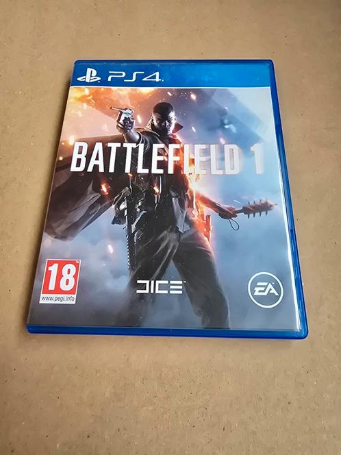 Battlefield 1, Spelcomputers en Games, Games | Sony PlayStation 4, Zo goed als nieuw, Avontuur en Actie, 1 speler, Vanaf 18 jaar