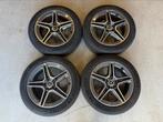 Setje Originele Mercedes-Benz AMG Velgen + Michelin Banden, Gebruikt, Banden en Velgen, 235 mm, All Season