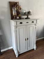 Grijs grenen meidenkast, Huis en Inrichting, Kasten | Dressoirs, Ophalen, Gebruikt, Stoer sober  brocant, 50 tot 100 cm