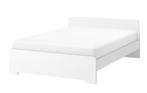 IKEA Bed ASKVOLL - IKEA Bed ASKVOLL, Ophalen, Eenpersoons, Wit, 140 cm