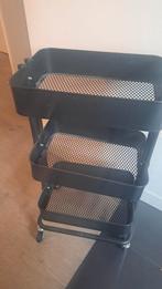 2x Ikea Raskog Trolley - Zwart, Ophalen of Verzenden, Zwart, Twee