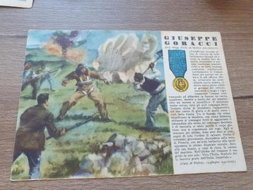 Italië ansichkaart gouden medaille militaire waarde WO2 #3 beschikbaar voor biedingen