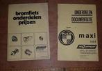 Onderdelen catalogus plus prijzen boekje Puch Maxi  1984, Ophalen of Verzenden, Gebruikt