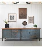 Dressoir, Industriële werkbank, Toonbank, Werkbank, Opberger, Ophalen of Verzenden