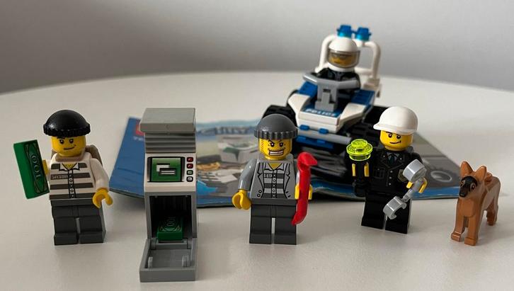 Lego 7279 Politie Achtervolging incl bouwinstructie, Kinderen en Baby's, Speelgoed | Duplo en Lego, Zo goed als nieuw, Lego, Complete set