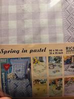 2 Rico Tafelkleden Kruissteek 90x90cm, Ophalen of Verzenden, Nieuw, Handborduren