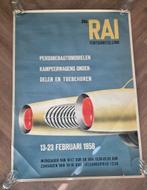 Rai Amsterdam 1958 auto rai affiche, Ophalen of Verzenden, Zo goed als nieuw, Reclamebord