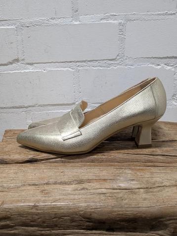 Roberto d'Angelo - Gouden leren pumps maat 38 - Nieuw €190 beschikbaar voor biedingen