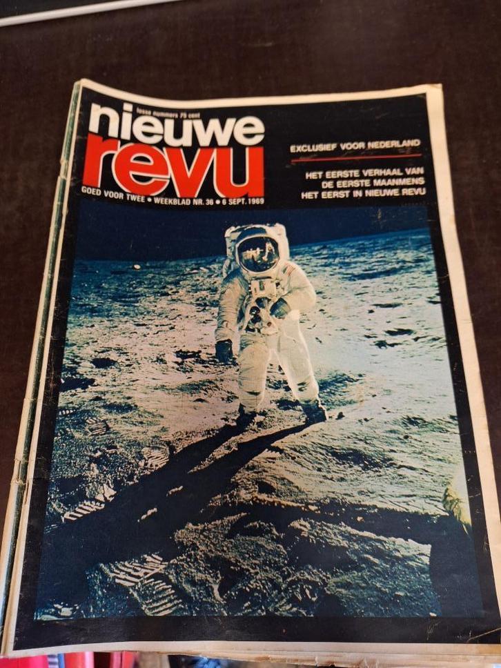 11 stuks Nieuwe Revu 1968 1969 Maandlanding Lucky Luke, Boeken, Tijdschriften en Kranten, Gelezen, Overige typen, Verzenden