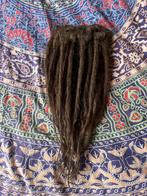27 ombre bruine human hair clip dreads extensions 175€, Ophalen of Verzenden, Nieuw, Pruik of Haarverlenging