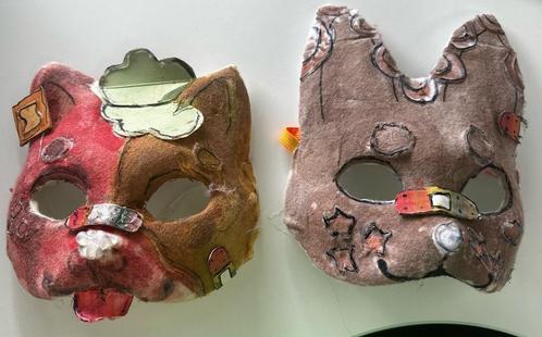 Te koop: maskers, Hobby en Vrije tijd, Knutselen, Nieuw, Knutselwerk, Ophalen