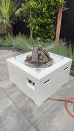 Happy cocooning vuurtafel beige sandy beach, Ophalen, Zo goed als nieuw