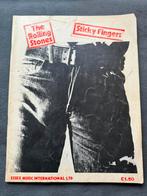 The Rolling Stones " Sticky Fingers " UK Score Song Book, Muziek en Instrumenten, Bladmuziek, Gebruikt, Ophalen of Verzenden, Piano