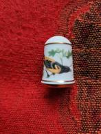 Wielewaal vingerhoedje Franklin Mint porselein, Verzamelen, Ophalen of Verzenden, Zo goed als nieuw