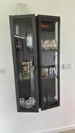 Hang kasten vitrine kast, Huis en Inrichting, Kasten | Vitrinekasten, Ophalen, 50 tot 100 cm, Zo goed als nieuw, 150 tot 200 cm