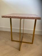 Zuiver Bijzettafel - Stijlvol en Modern, Minder dan 55 cm, Gebruikt, Metaal of Aluminium, Vierkant