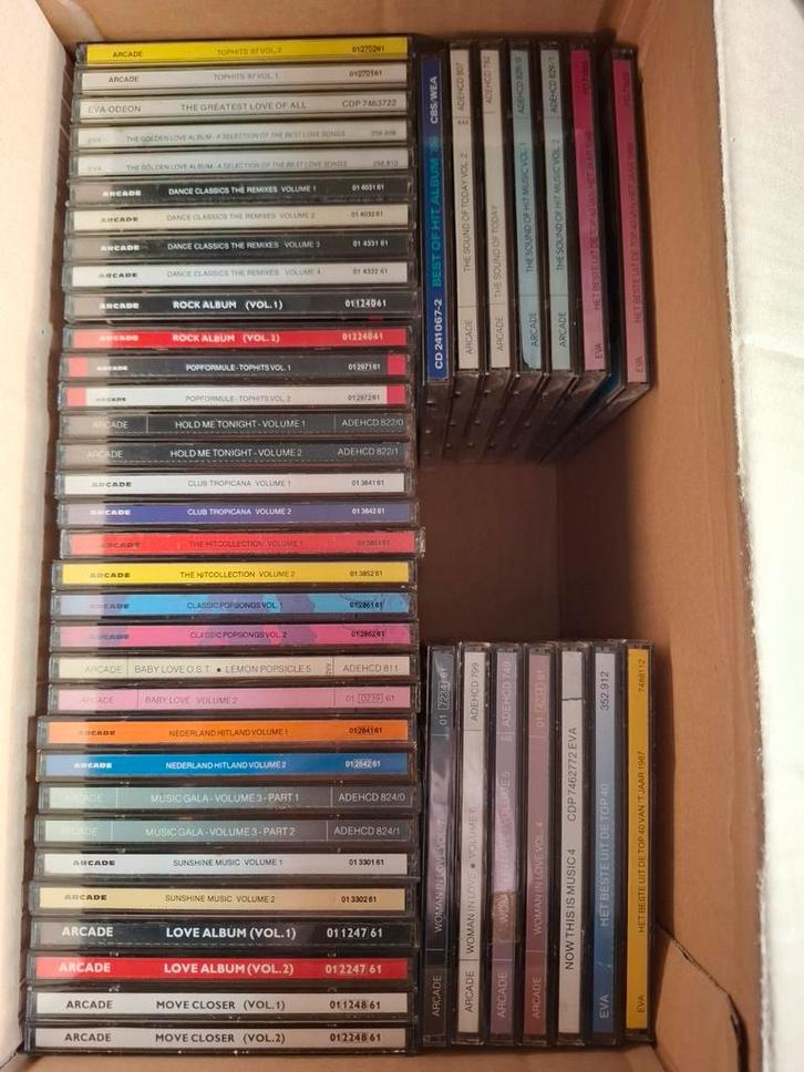 48 Verzamel CD's 1986-1990 - Zeldzame Nummers!, Cd's en Dvd's, Cd's | Verzamelalbums, Gebruikt, Pop, Boxset, Ophalen of Verzenden