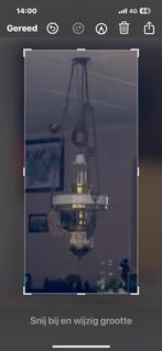 Antieke hanglamp, Ophalen of Verzenden, Zo goed als nieuw